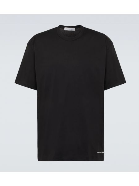 Kokvilnas t-krekls džersija Comme Des Garçons Shirt melns