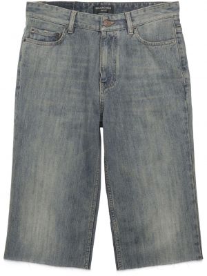 Kratke jeans hlače Balenciaga modra