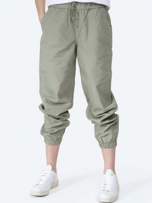 Spodnie plecione Converse zielone