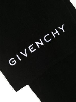 Dzianinowa haftowana szal Givenchy