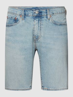 Niebieskie szorty jeansowe z kieszeniami Levi's