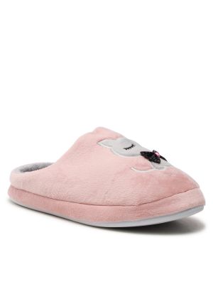 Papuci de casă Perletti roz