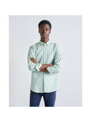 Camisa con estampado manga larga Easy Wear verde