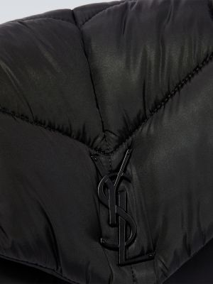 Ватирани чанта през рамо Saint Laurent черно