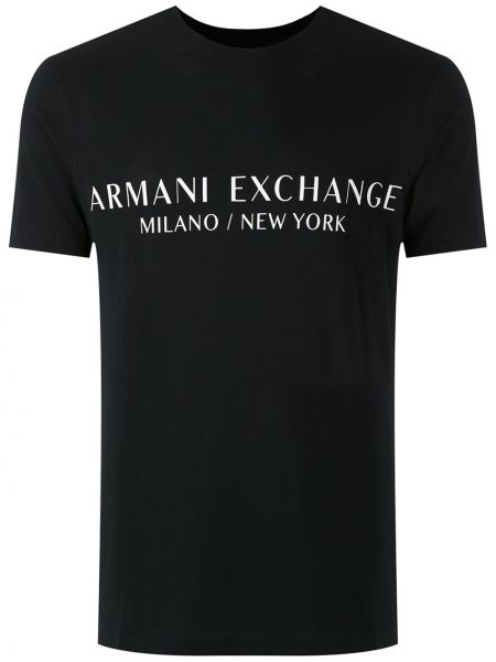 Mustriline t-särk Armani Exchange