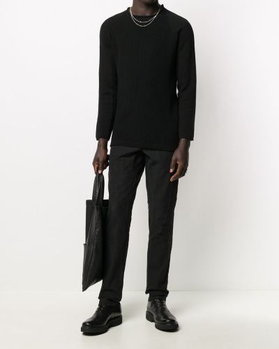 Jersey de punto manga larga de tela jersey Forme D'expression negro