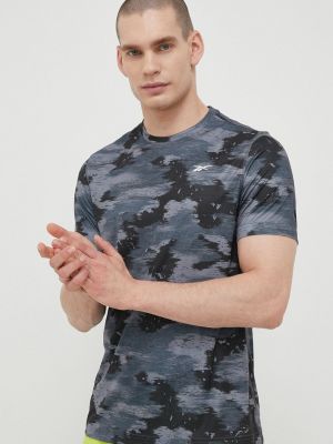 Majica s printom kratki rukavi Reebok siva