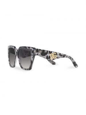 Lunettes de soleil à imprimé en dentelle Dolce & Gabbana Eyewear