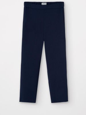 Однотонные прямые брюки с карманами Loreak Mendian синие