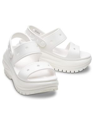 Туфли на каблуке Crocs белые