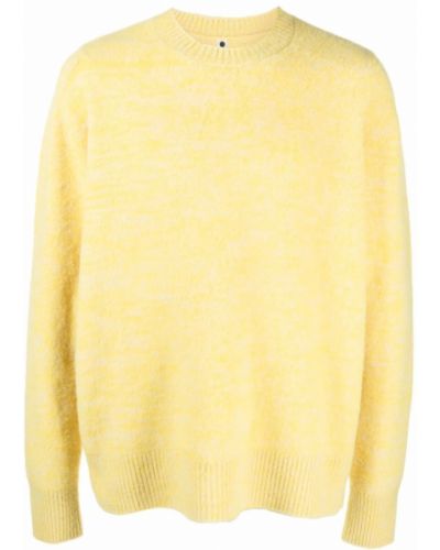 Jersey de tela jersey de cuello redondo Oamc amarillo