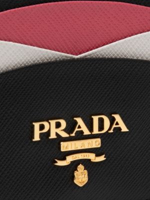Кожаный кошелек Prada розовый