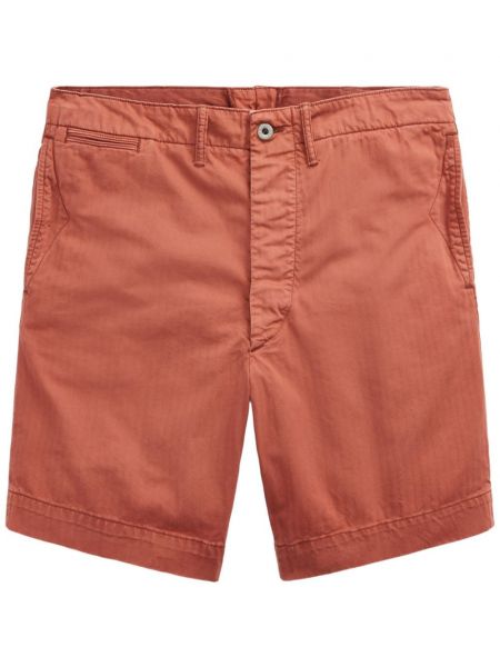 Puuvilla bermudashortsit Ralph Lauren Rrl punainen