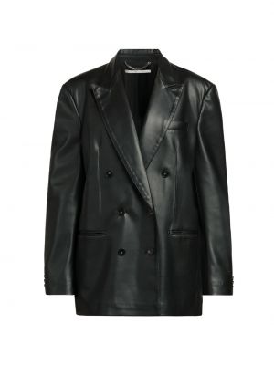 Alter Mat Oversized Куртка из веганской кожи Stella McCartney черный