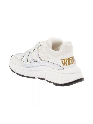 Zapatillas con estampado con rayas de tigre Versace blanco