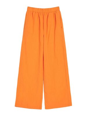 Широки панталони тип „марлен“ Bershka оранжево