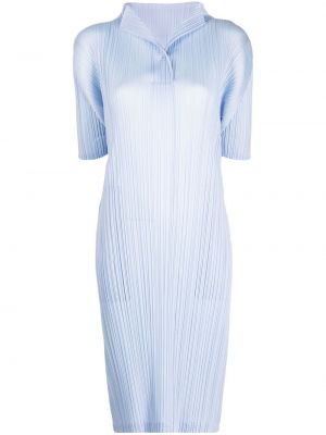 Plissert dress Pleats Please Issey Miyake blå