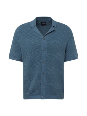 Veste en tricot Abercrombie & Fitch bleu