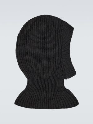 Kepurė su gobtuvu Lemaire juoda