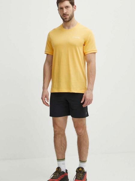 Спортивна однотонна футболка Adidas Terrex жовта