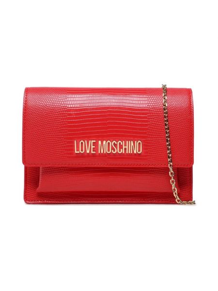 Torba na ramię Love Moschino czerwona