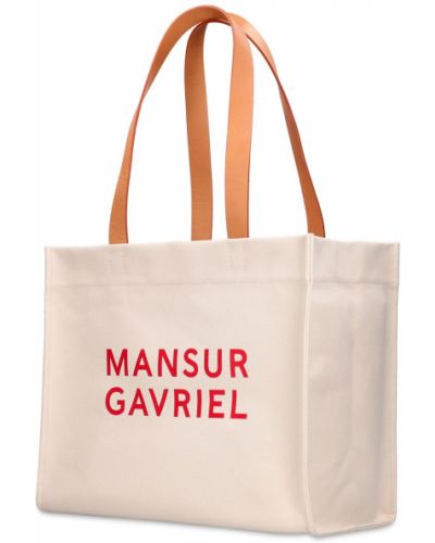 Памучни шопинг чанта Mansur Gavriel