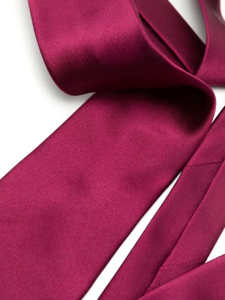 Hedvábná kravata Paul Smith fialová