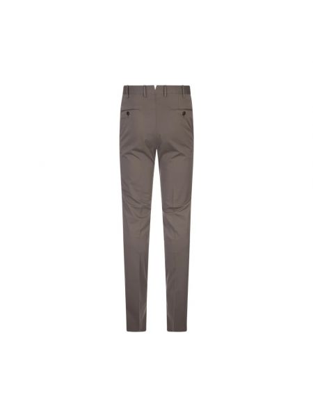 Pantalones chinos ajustados de algodón Pt Torino gris