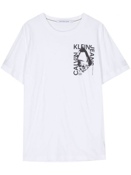 Pamučna majica Calvin Klein bijela