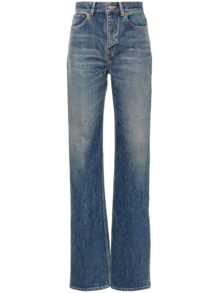 Straight fit jean pantolon Saint Laurent mavi