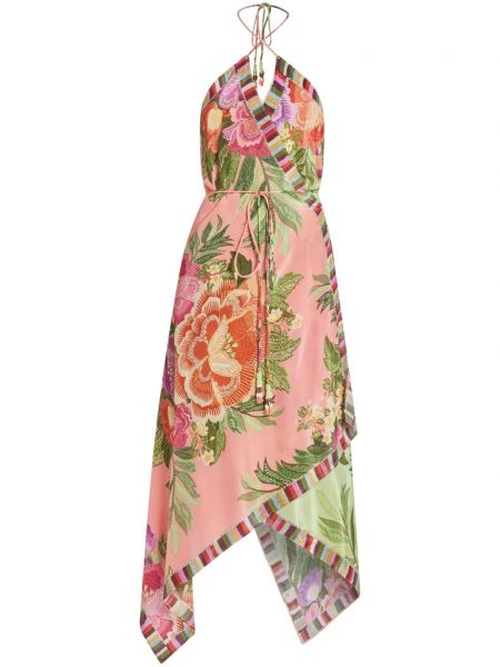 Strand hemdkleid mit print Farm Rio pink