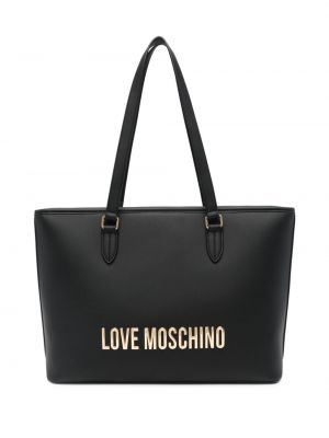 Kožená shopper kabelka Love Moschino