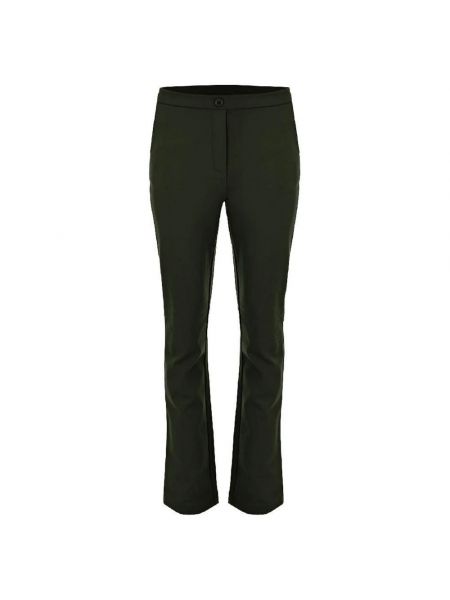 Szerokie spodnie casual biznesowe Dnm Pure zielone