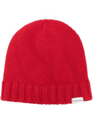 Bonnet en laine Woolrich rouge