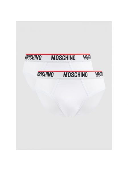 Figi Moschino Swim + Underwear, biały
