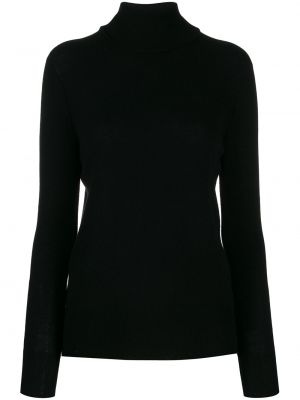 Jersey de cuello vuelto de tela jersey Equipment negro
