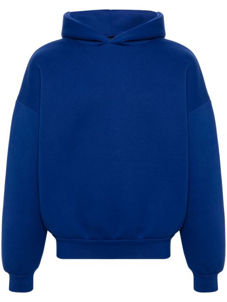 Pamučna hoodie s kapuljačom Seventh plava