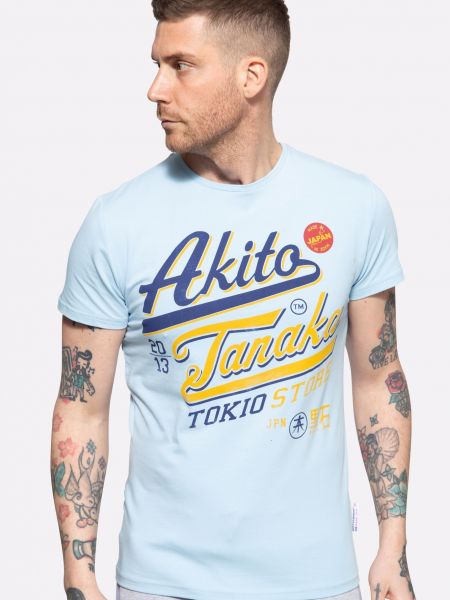 Пляжная футболка Akito Tanaka синяя