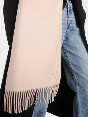 Bufanda de cachemir con estampado de cachemira Max Mara rosa
