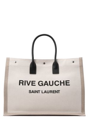 Сумка шоппер Saint Laurent серая