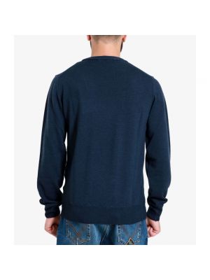Jersey de lana de lana merino de tela jersey Roy Roger's azul