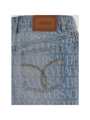 Spódnica jeansowa Veja niebieska
