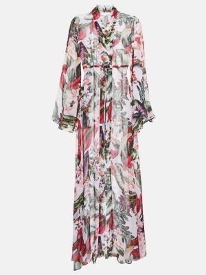 Sukienka długa szyfonowa w kwiatki Alexandra Miro