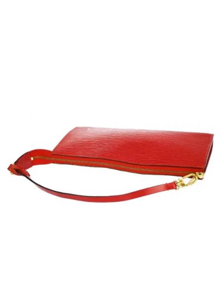 Bolso clutch de cuero retro Louis Vuitton Vintage rojo