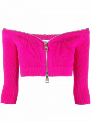 Crop top Alexander Mcqueen rosa