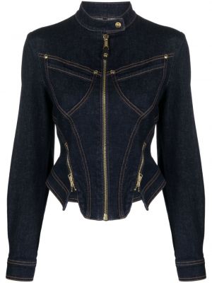Τζιν μπουφάν Versace Jeans Couture μπλε