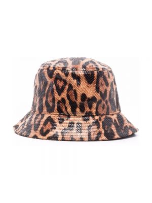Mütze mit print mit leopardenmuster Stand Studio braun