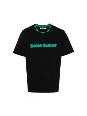 Koszulka żakardowa Wales Bonner czarna