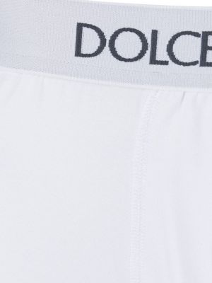 Boxerky s výšivkou Dolce & Gabbana bílé