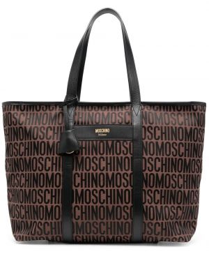 Shopper handtasche mit print Moschino